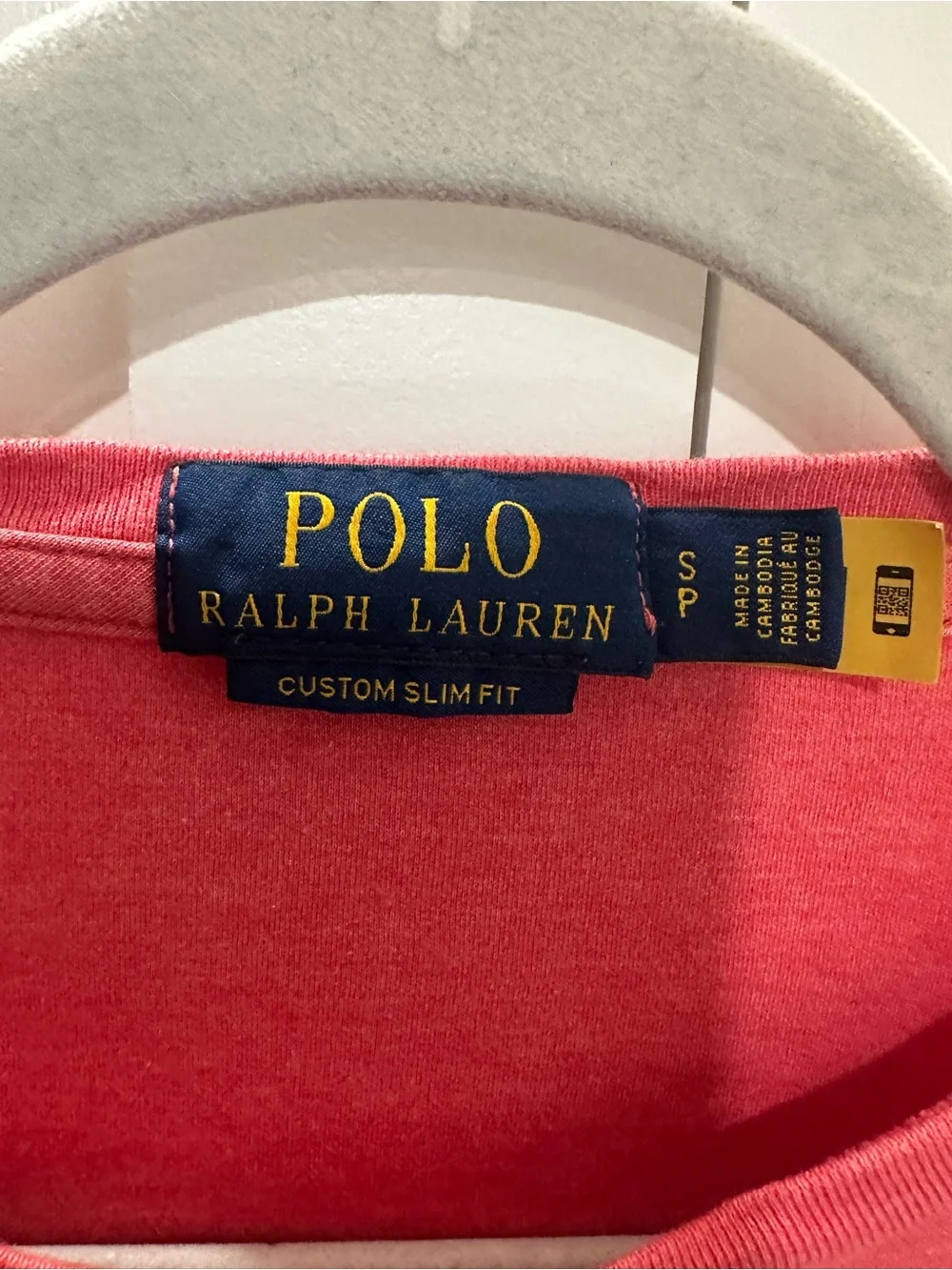 Polo Ralph Lauren Peach Crewneck T-Shirt
